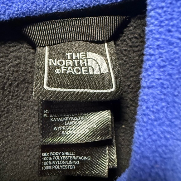 The North Face Blue and Black Fleece Jacket - Picture 2 of 5